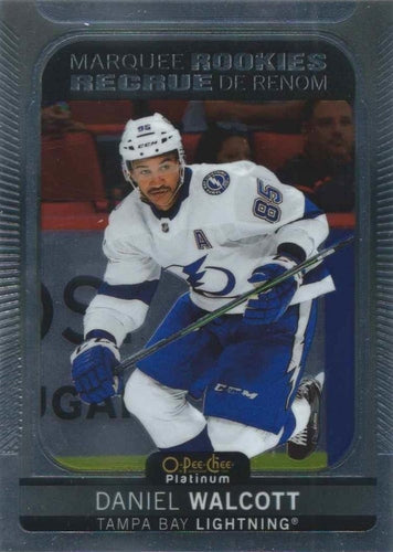 #258 Daniel Walcott - Tampa Bay Lightning - 2021-22 O-Pee-Chee Platinum Hockey