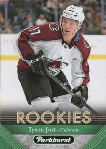#258 Tyson Jost - Colorado Avalanche - 2017-18 Parkhurst Hockey
