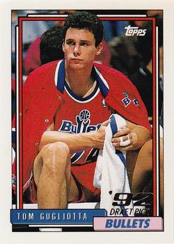 #258 Tom Gugliotta - Washington Bullets - 1992-93 Topps Basketball