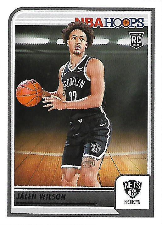 #258 Jalen Wilson - Brooklyn Nets - 2023-24 Hoops Basketball