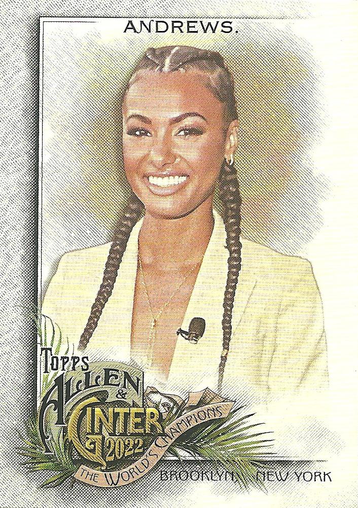 #258 Malika Andrews - 2022 Topps Allen & Ginter Baseball