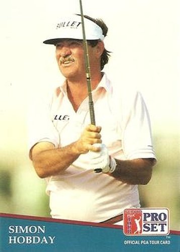#258 Simon Hobday - 1991 Pro Set PGA Tour Golf