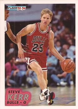 #259 Steve Kerr - Chicago Bulls - 1993-94 Fleer Basketball