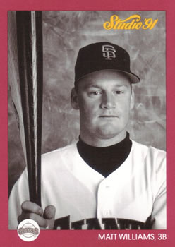 #259 Matt Williams - San Francisco Giants - 1991 Studio Baseball