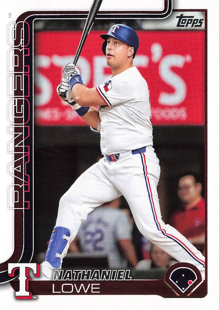 #259 Nathaniel Lowe - Texas Rangers - 2025 Topps Baseball
