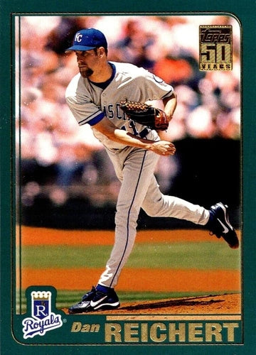 #259 Dan Reichert - Kansas City Royals - 2001 Topps Baseball