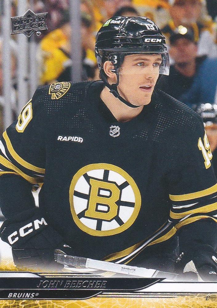 #259 John Beecher - Boston Bruins - 2024-25 Upper Deck Hockey
