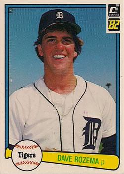 #259 Dave Rozema - Detroit Tigers - 1982 Donruss Baseball