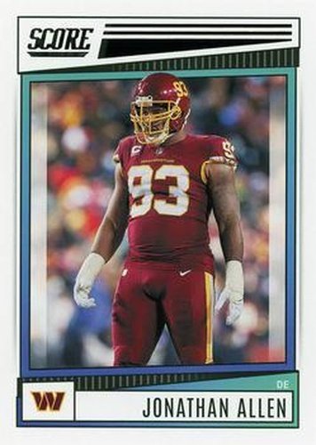 #259 Jonathan Allen - Washington Commanders - 2022 Score Football