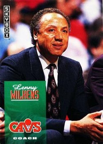 #259 Lenny Wilkens - Cleveland Cavaliers - 1992-93 SkyBox Basketball