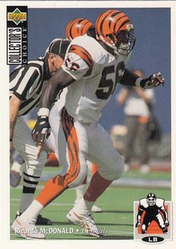 #259 Ricardo McDonald - Cincinnati Bengals - 1994 Collector's Choice Football