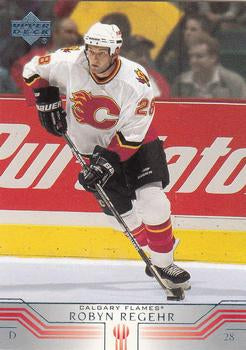 #259 Robyn Regehr - Calgary Flames - 2001-02 Upper Deck Hockey