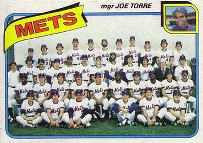 #259 New York Mets / Joe Torre - New York Mets - 1980 Topps Baseball