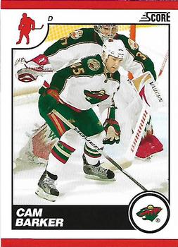 #259 Cam Barker - Minnesota Wild - 2010-11 Score Hockey