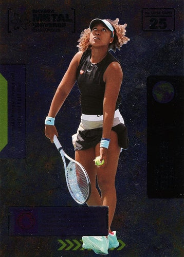 #25 Naomi Osaka - 2021 SkyBox Metal Universe Champions