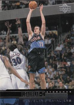 #25 Zydrunas Ilgauskas - Cleveland Cavaliers - 1999-00 Upper Deck Basketball
