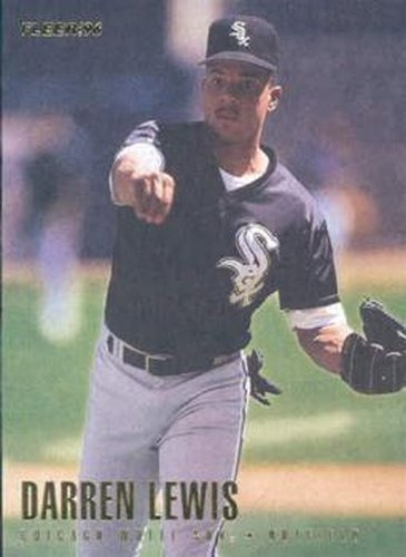 #U25 Darren Lewis - Chicago White Sox - 1996 Fleer Update Baseball