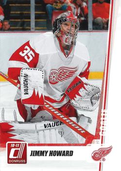 #25 Jimmy Howard - Detroit Red Wings - 2010-11 Donruss Hockey