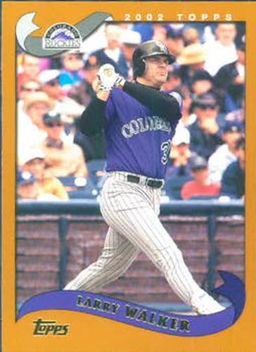 #25 Larry Walker - Colorado Rockies - 2002 Topps Baseball