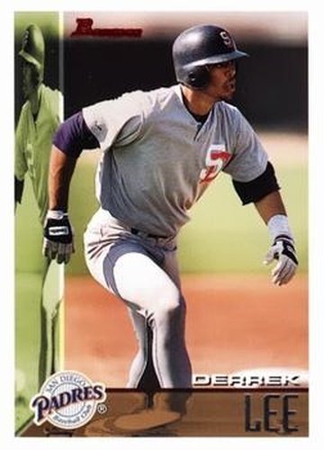 #25 Derrek Lee - San Diego Padres - 1995 Bowman Baseball
