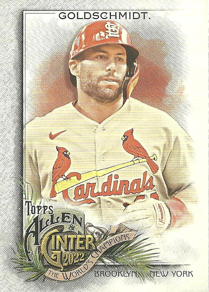 #25 Paul Goldschmidt - St. Louis Cardinals - 2022 Topps Allen & Ginter Baseball