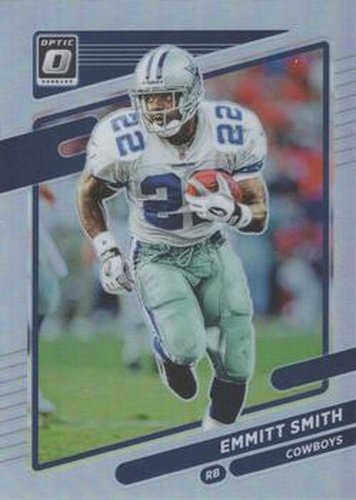 #25 Emmitt Smith - Dallas Cowboys - 2021 Donruss Optic - Holo Football