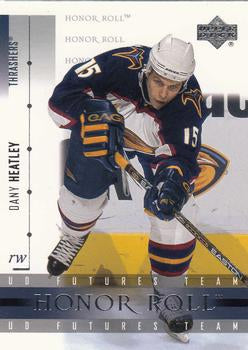 #25 Dany Heatley - Atlanta Thrashers - 2001-02 Upper Deck Honor Roll Hockey
