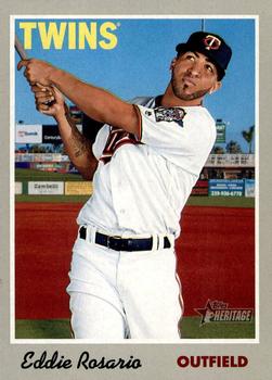 #25 Eddie Rosario - Minnesota Twins - 2019 Topps Heritage Baseball