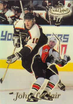 #25 John LeClair - Philadelphia Flyers - 1999-00 Topps Gold Label Hockey