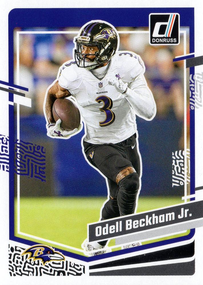 #25 Odell Beckham Jr. - Baltimore Ravens - 2023 Donruss Football