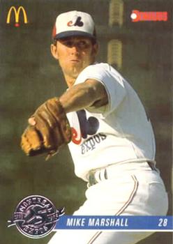 #25 Mike Marshall - Montreal Expos - 1993 Donruss McDonald's Montreal Expos 25th Anniversary Baseball