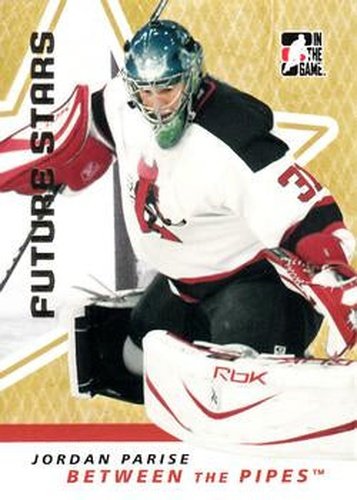 #25 Jordan Parise - Lowell Devils - 2006-07 In The Game Between The Pipes Hockey