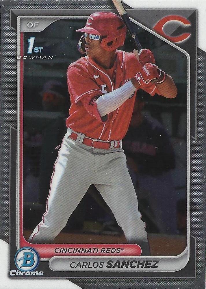 #BCP-25 Carlos Sanchez - Cincinnati Reds - 2024 Bowman - Chrome Prospects Baseball