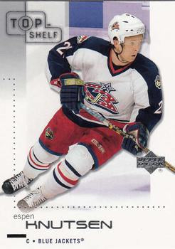 #25 Espen Knutsen - Columbus Blue Jackets - 2002-03 Upper Deck Top Shelf Hockey