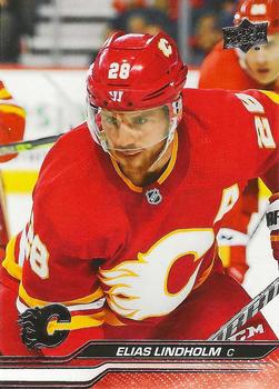 #25 Elias Lindholm - Calgary Flames - 2023-24 Upper Deck Hockey