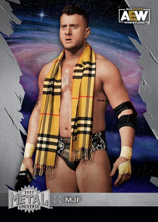 #25 MJF - 2022 SkyBox Metal Universe AEW Wrestling