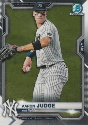 #25 Aaron Judge - New York Yankees - 2021 Bowman Chrome Baseball