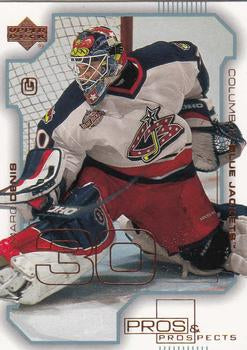 #25 Marc Denis - Columbus Blue Jackets - 2000-01 Upper Deck Pros & Prospects Hockey