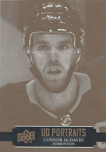 #P-25 Connor McDavid - Edmonton Oilers - 2021-22 Upper Deck - UD Portraits Hockey