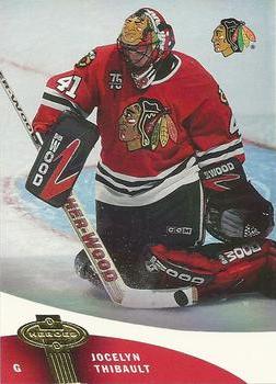 #25 Jocelyn Thibault - Chicago Blackhawks - 2000-01 Upper Deck Heroes Hockey