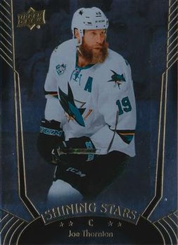 #SS-25 Joe Thornton - San Jose Sharks - 2016-17 Upper Deck - Shining Stars Hockey