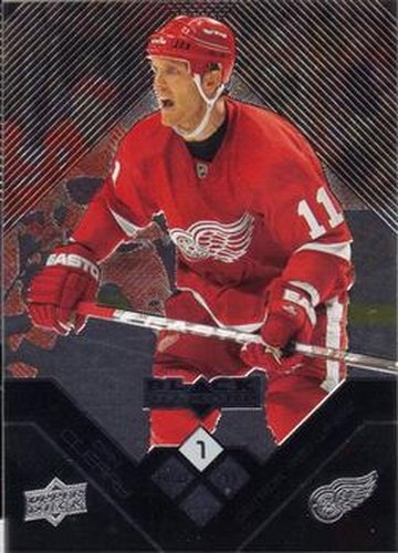 #25 Daniel Cleary - Detroit Red Wings - 2008-09 Upper Deck Black Diamond Hockey