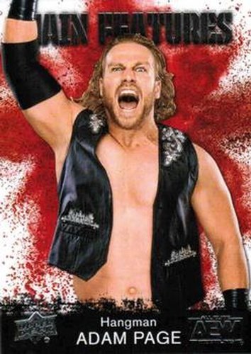 #MF-25 Hangman Adam Page - 2021 Upper Deck AEW - Main Features Wrestling