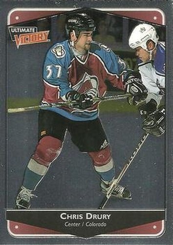 #25 Chris Drury - Colorado Avalanche - 1999-00 Upper Deck Ultimate Victory Hockey