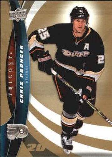 #25 Chris Pronger - Philadelphia Flyers - 2009-10 Upper Deck Trilogy Hockey