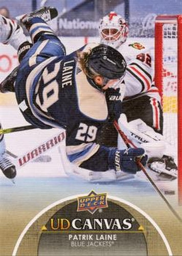 #C25 Patrik Laine - Columbus Blue Jackets - 2021-22 Upper Deck - UD Canvas Hockey
