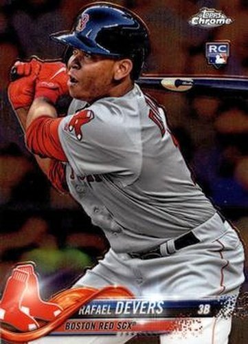 #25 Rafael Devers - Boston Red Sox - 2018 Topps Chrome Baseball