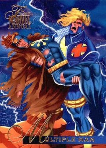 #25 Multiple Man - 1995 Flair Marvel Annual