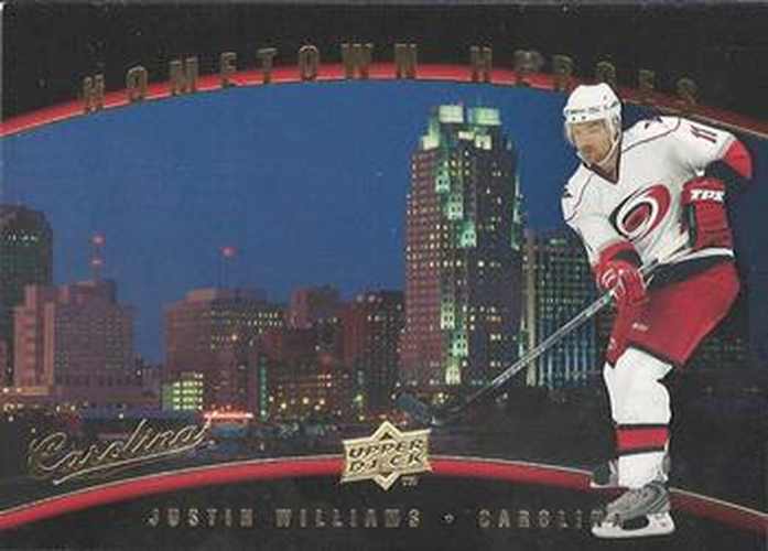 #HH81 Justin Williams - Carolina Hurricanes - 2005-08 Upper Deck - Hometown Heroes Hockey