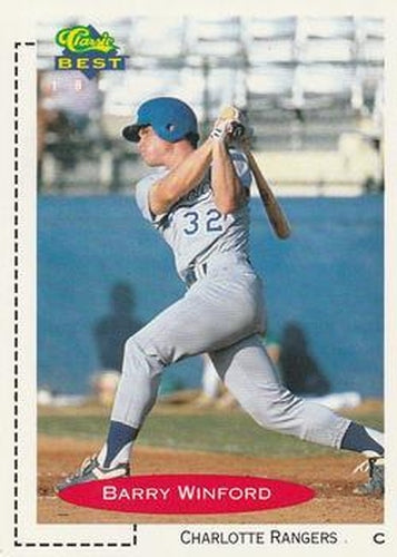 #25 Barry Winford - Charlotte Rangers - 1991 Classic Best Baseball